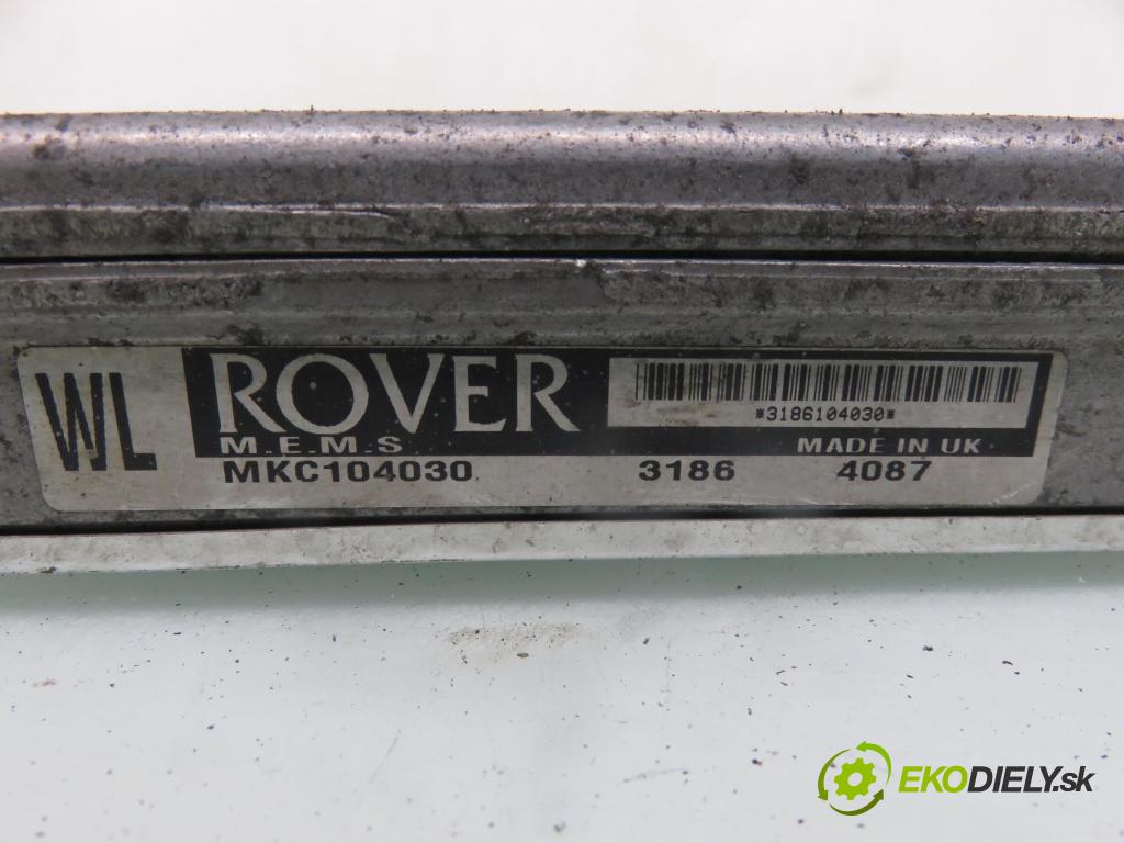 ROVER 400 (RT) SEDAN 1997 76,00 414 Si - 14 K4F 1396,00 řídící jednotka motora MKC104030