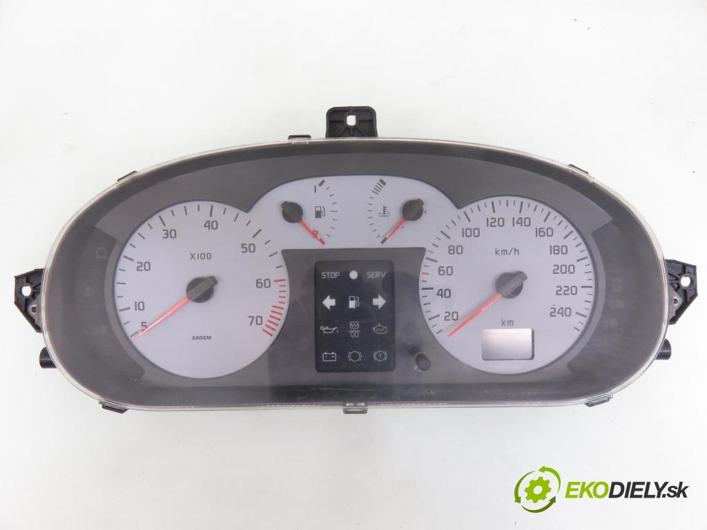 RENAULT SCENIC I (JA0/1_) MINIVAN 2001 102,00 2.0 16V (JA1B, JA1D) - F4R 740 1998,00 prístrojovka elektrický P8200038783