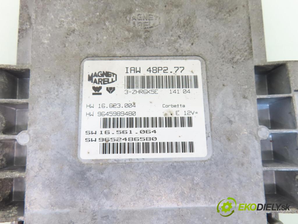 PEUGEOT 206 liftback (2A/C) HB 2004 440,00 1.1 i - HFX (TU1JP) 1124,00 řídící jednotka motora IAW48P277 ; 9652486580