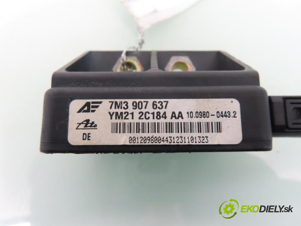 VW SHARAN (7M8, 7M9, 7M6) MINIVAN 2001 85,00 1.9 TDI - BVK 1896,00 snímač ESP 1J0907657A ; 7M3907637 ; YM212C184AA