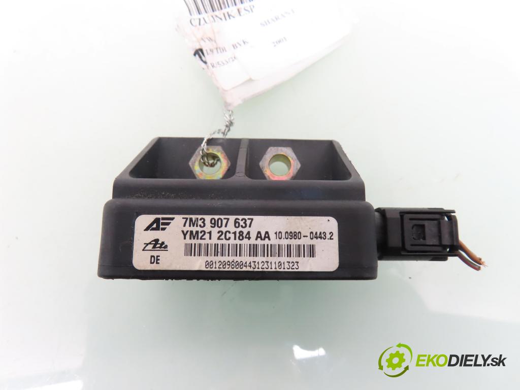 VW SHARAN (7M8, 7M9, 7M6) MINIVAN 2001 85,00 1.9 TDI - BVK 1896,00 snímač ESP 1J0907657A ; 7M3907637 ; YM212C184AA