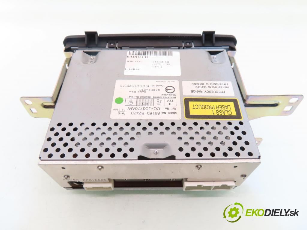 DAIHATSU CUORE VII (L275_, L285_, L276_) HB 2009 51,00 1 - 1KR-FE 998,00 RADIO CD 86180B2430
