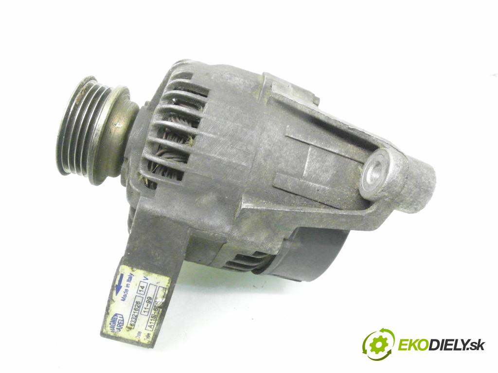 FIAT BRAVA (182_) HB 1999 60,00 1.2 16V 80 - 182 B2.000 1242,00 Alternátor 63321626 (Alternátor)