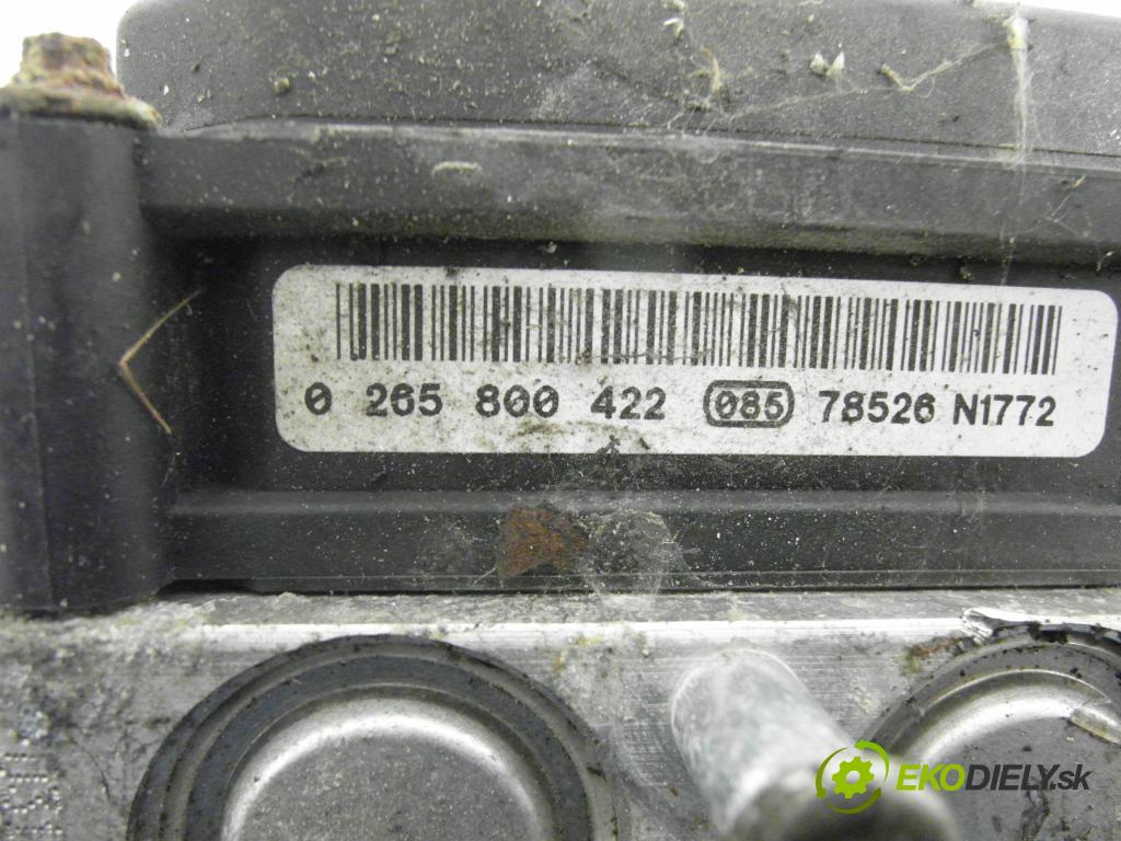 OPEL CORSA D (S07) HB 2007 59,00 1.2 - Z 12 XEP 1229,00 pumpa ABS 0265800422 ; 0265231537 (Pumpa ABS)