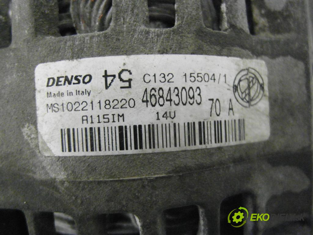 FIAT PUNTO (188_) HB 2004 44,00 1.2 60 (188.030, .050, .130, .150, .230, .250) - 1 1242,00 Alternátor 46843093 ; MS1022118220 ; A115IM (Alternátor)