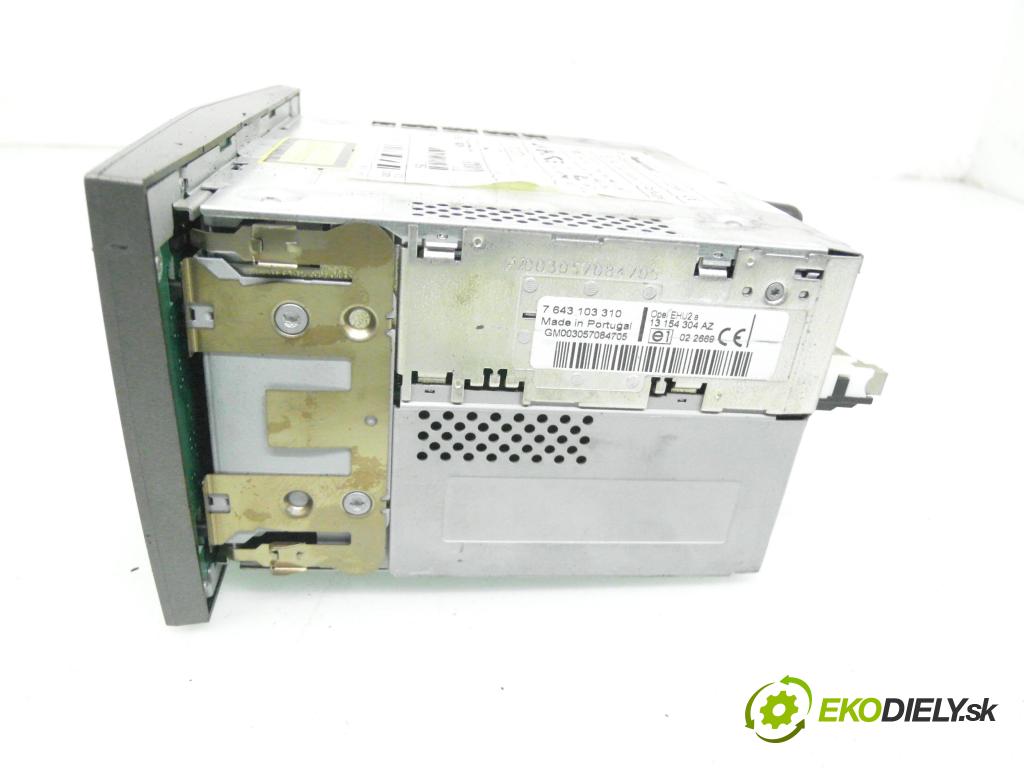 OPEL ASTRA H (A04) HB 2005 77,00 1.6 - Z 16 XEP 1598,00 RADIO CD 13154304 ; 453116246 ; 13111165