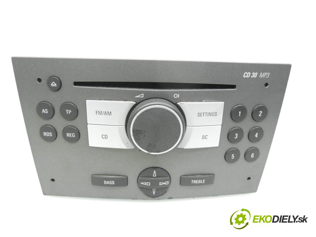 OPEL ASTRA H (A04) HB 2005 77,00 1.6 - Z 16 XEP 1598,00 RADIO CD 13154304 ; 453116246 ; 13111165