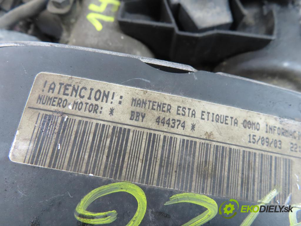 SEAT IBIZA III (6L1) HB 2003 55,00 1.4 16V - BBY 1390,00 motor BENZÍN BBY