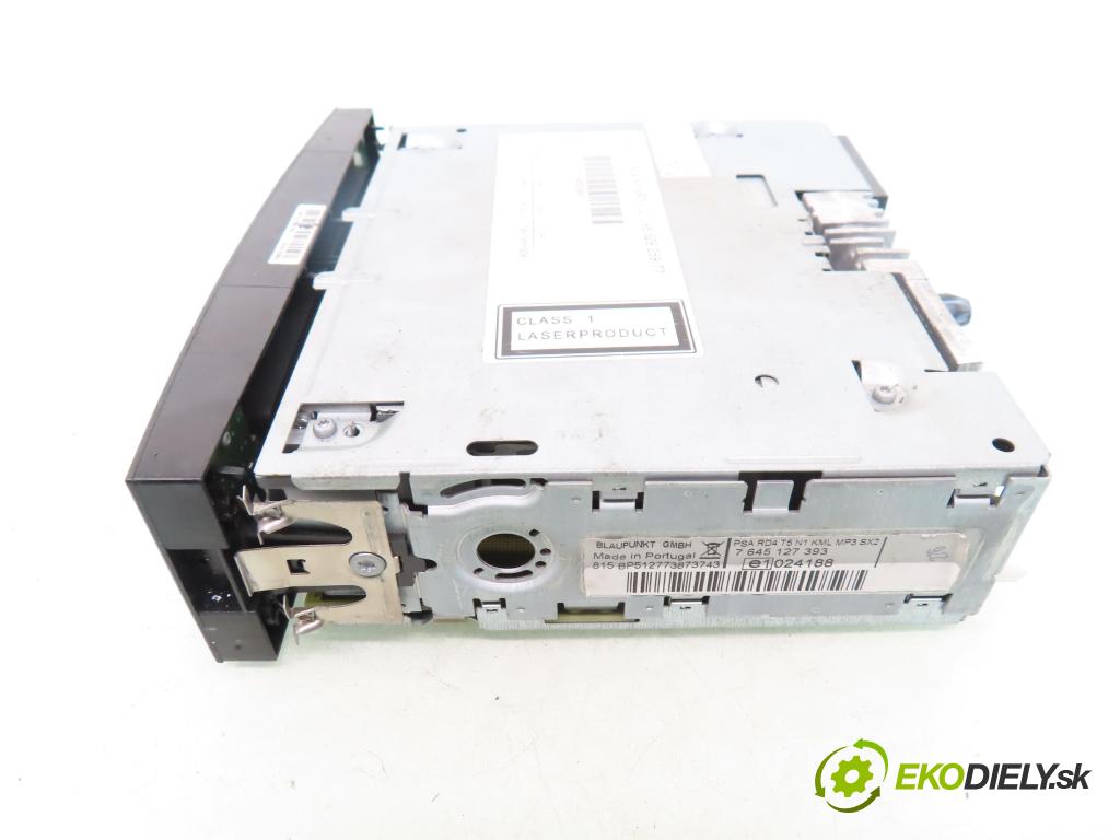 PEUGEOT 307 (3A/C) HB 2004 80,00 1.6 16V - NFU (TU5JP4) 1587,00 RADIO CD 9662925977