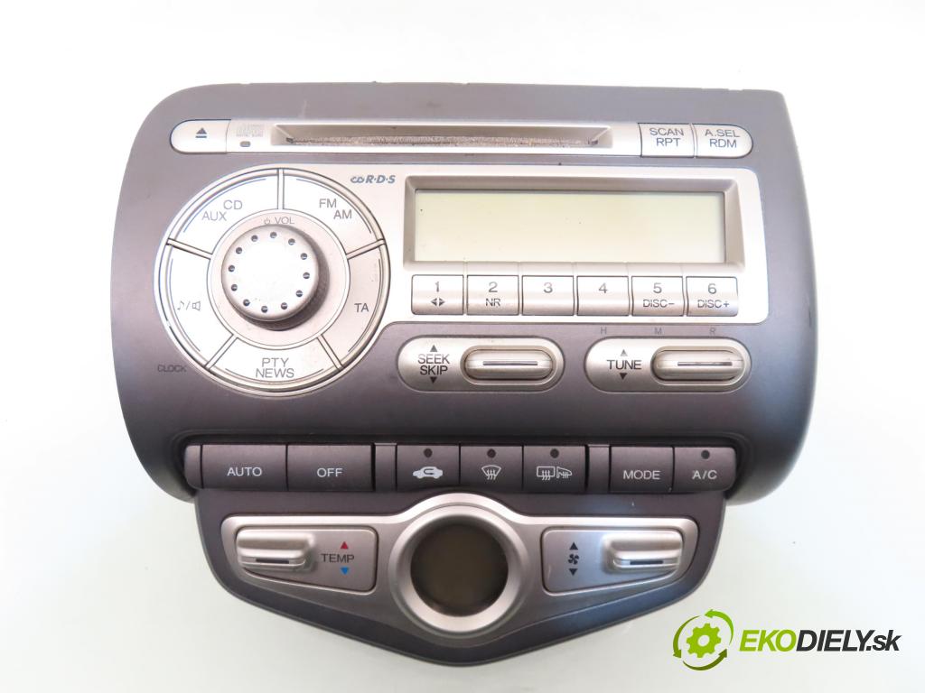 HONDA JAZZ II (GD_, GE3, GE2) HB 2007 61,00 1.3 (GD1) - L13A1 1339,00 RADIO CD 39100SAAG413N5 ; 39100SAAE310M1