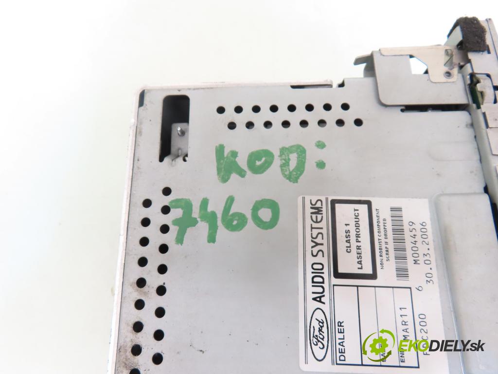 FORD S-MAX (WA6) MINIVAN 2006 103,00 2.0 TDCi - QXWA 1997,00 RADIO CD 6M2T18C815AF