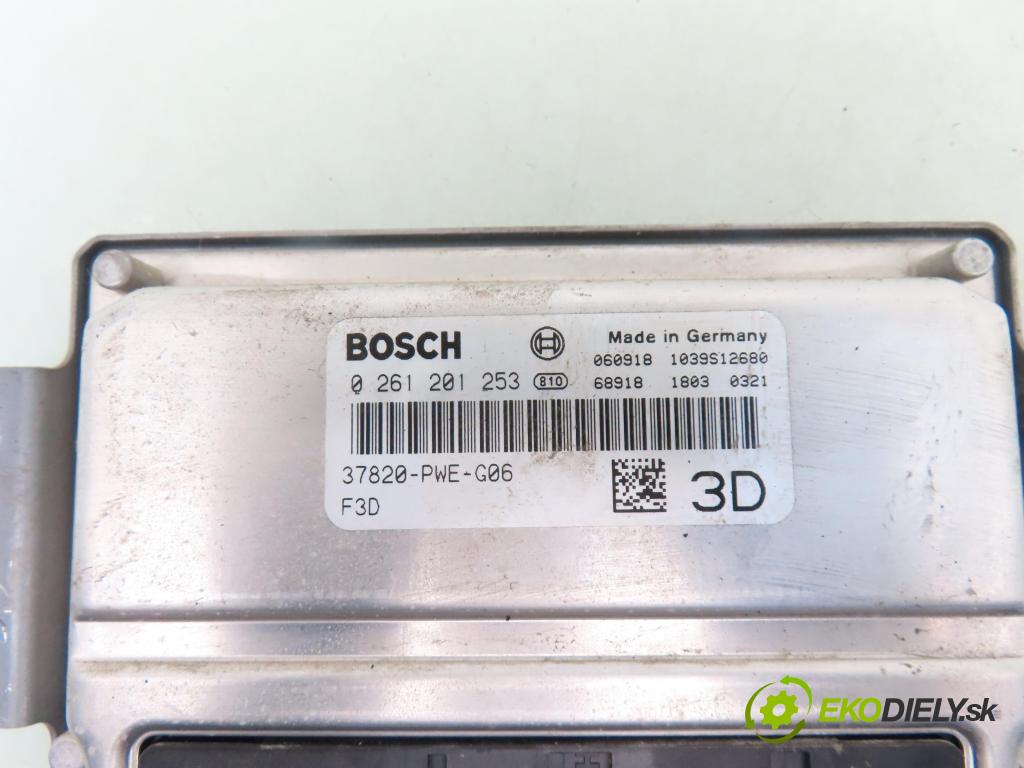 HONDA JAZZ II (GD_, GE3, GE2) HB 2007 61,00 1.3 (GD1) - L13A1 1339,00 řídící jednotka motora 0261201253 ; 37820PWEG06