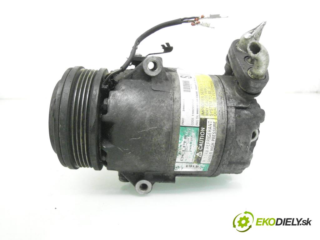 OPEL ZAFIRA A Nadwozie Wielkopojemne (MPV) (T98)  MINIVAN 2003 74,00 1.6 16V - Z 16 XE 1598,00 KOMPRESOR: klimatizace 24464151 ; 6561047 (Kompresor klimatizace)