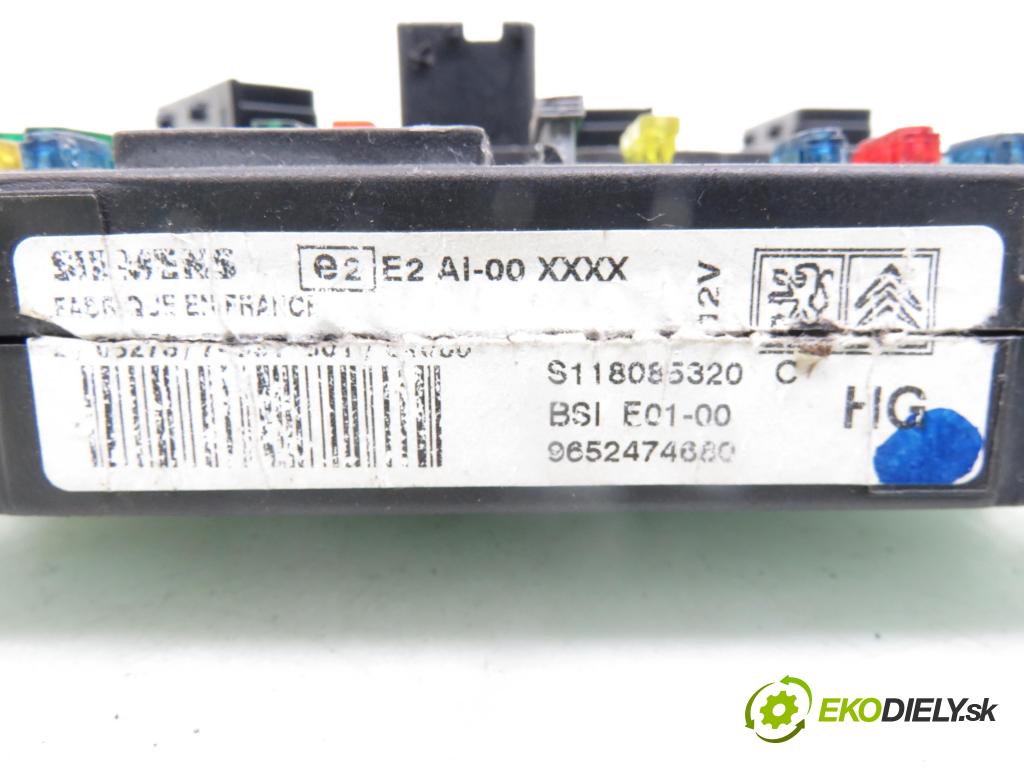 PEUGEOT PARTNER Combispace (5F) KOMBIVAN 2004 51,00 1.9 D - WJY (DW8B) 1868,00 MODUL BSM 9652474680HG ; S118085320C