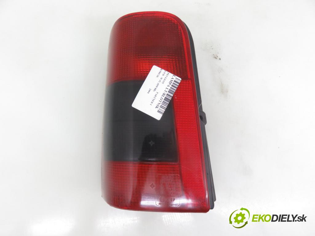PEUGEOT PARTNER Combispace (5F) KOMBIVAN 2004 51,00 1.9 D - WJY (DW8B) 1868,00 světlo levé zadní
