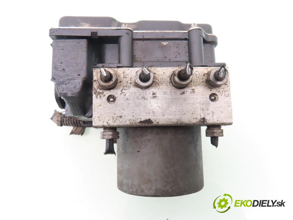 PEUGEOT 307 (3A/C) HB 2004 80,00 1.6 16V - NFU (TU5JP4) 1587,00 Pumpa ABS 0265800301 ; 0265231476 ; 9651873780 (Pumpa ABS)