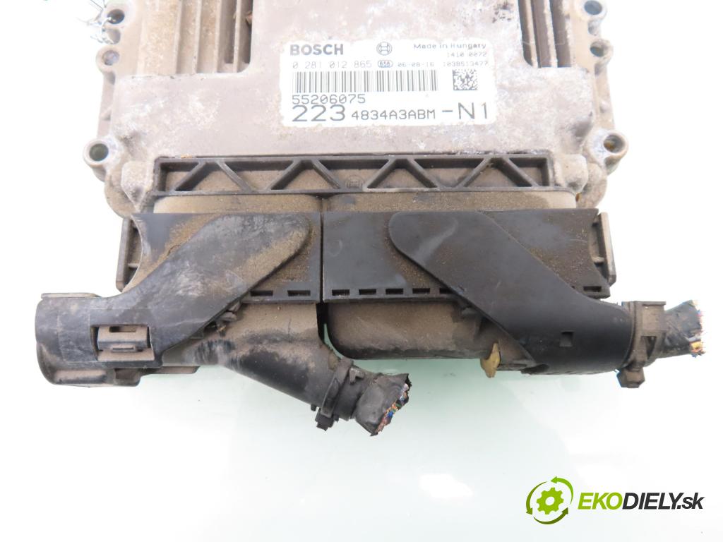 FIAT DOBLO Cargo (223_) FURGON 2006 77,00 1.9 JTD - 223 A7.000 1910,00 řídící jednotka motora 0281012865 ; 55206075