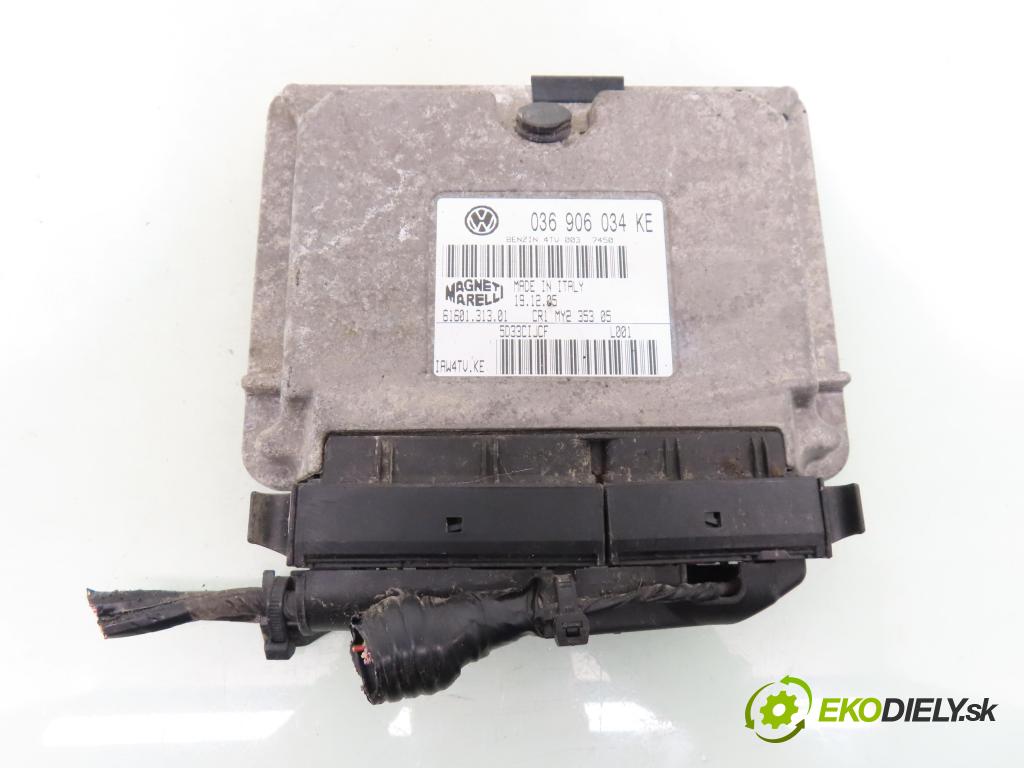 SKODA FABIA I SEDAN (6Y3) SEDAN 2006 55,00 1.4 16V - BKY 1390,00 řídící jednotka motora 036906034KE ; 6160131301 ; IAW4TVKE