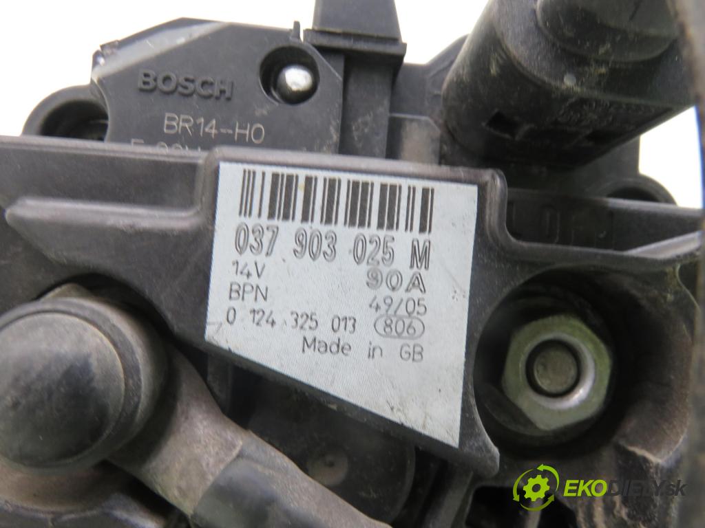 SKODA FABIA I SEDAN (6Y3) SEDAN 2006 55,00 1.4 16V - BKY 1390,00 Alternátor 037903025M ; 0124325013 (Alternátor)