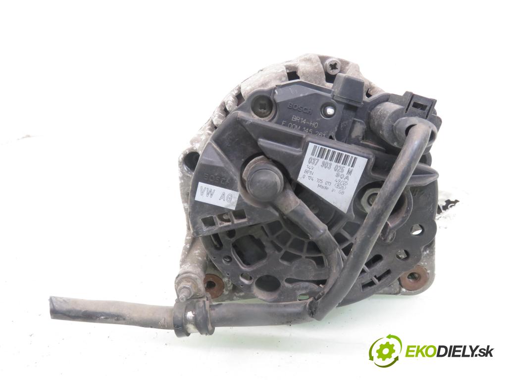 SKODA FABIA I SEDAN (6Y3) SEDAN 2006 55,00 1.4 16V - BKY 1390,00 Alternátor 037903025M ; 0124325013 (Alternátor)