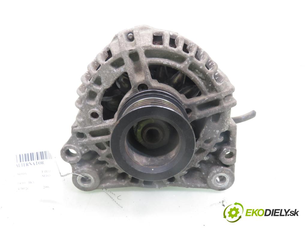 SKODA FABIA I SEDAN (6Y3) SEDAN 2006 55,00 1.4 16V - BKY 1390,00 Alternátor 037903025M ; 0124325013 (Alternátor)