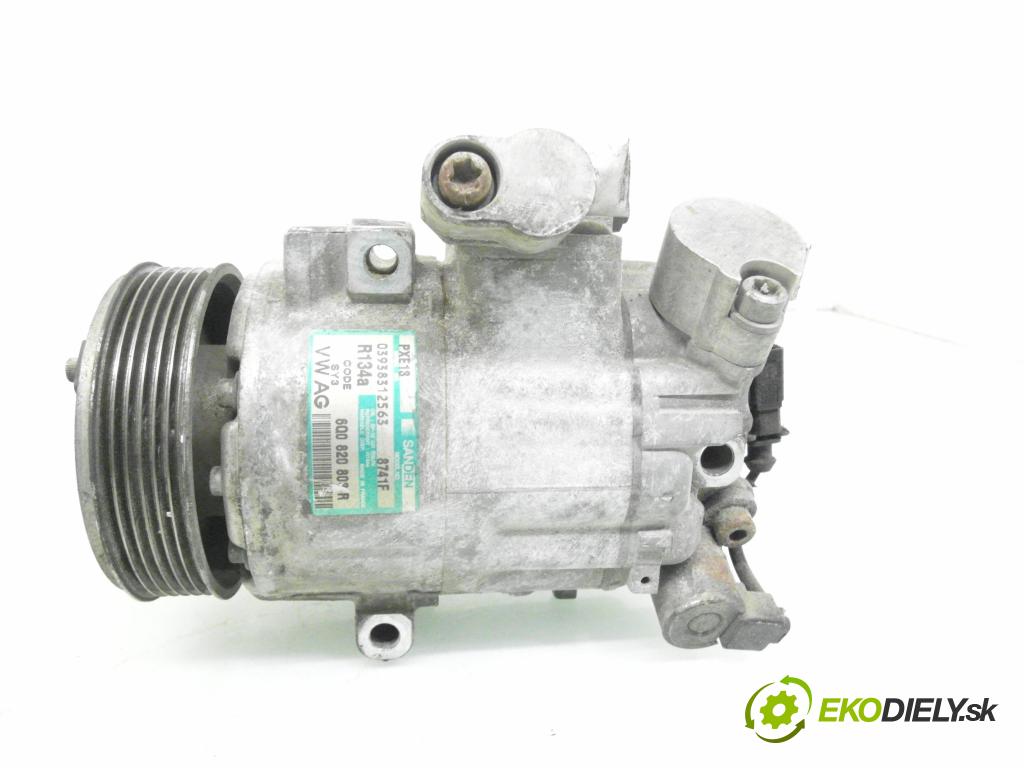 SKODA FABIA I SEDAN (6Y3) SEDAN 2006 55,00 1.4 16V - BKY 1390,00 KOMPRESOR: klimatizace 6Q0820803R ; 8741F ; PXE13 (Kompresor klimatizace)