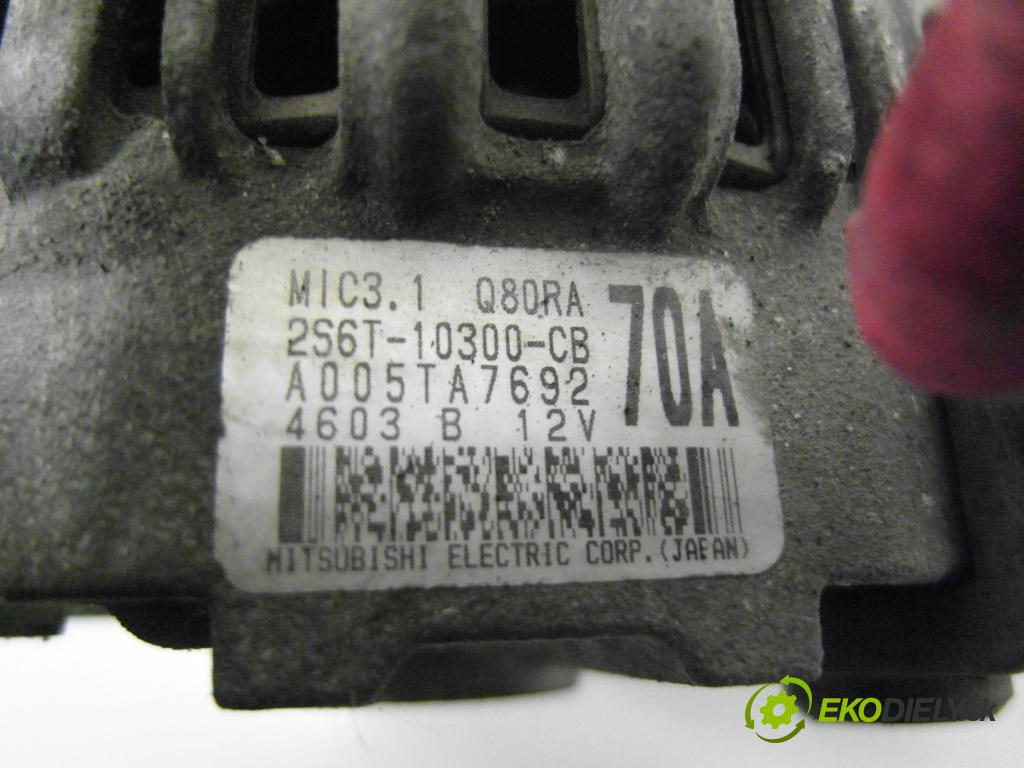 FORD FIESTA V (JH_, JD_) HB 2004 55,00 1.25 16V - FUJB 1242,00 Alternátor 2S6T10300CB ; A005TA7692 (Alternátor)