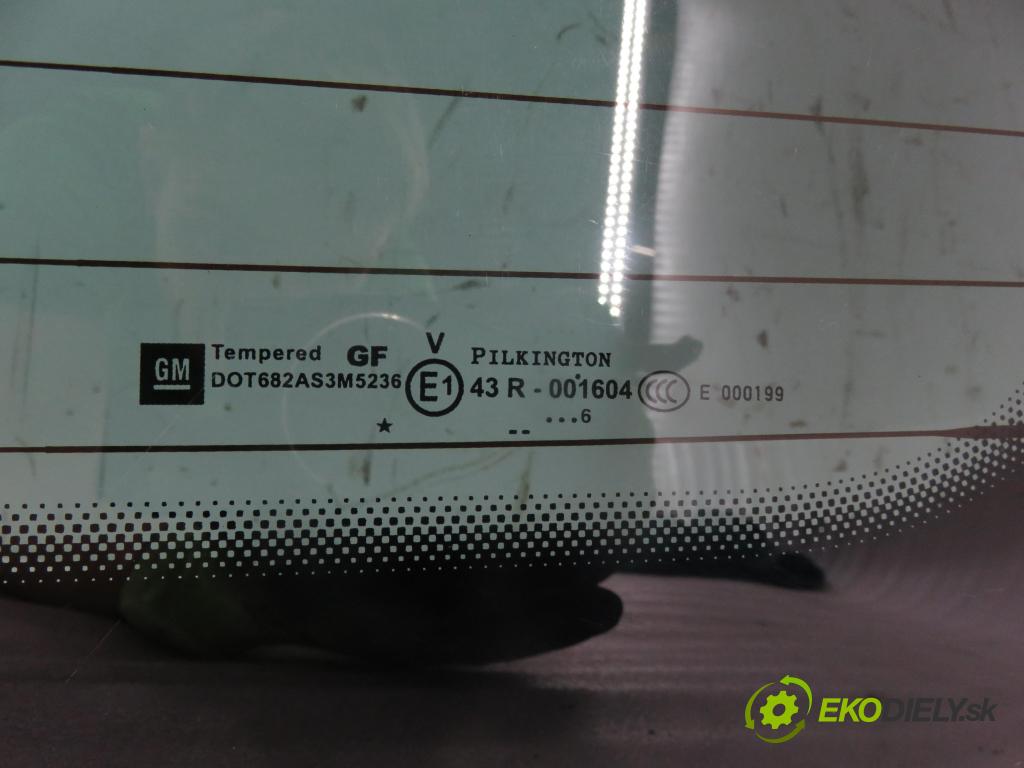 OPEL ZAFIRA B (A05) MINIVAN 2006 110,00 1.9 CDTI 150 - Z 19 DTH 1910,00 Okno zadné kapota