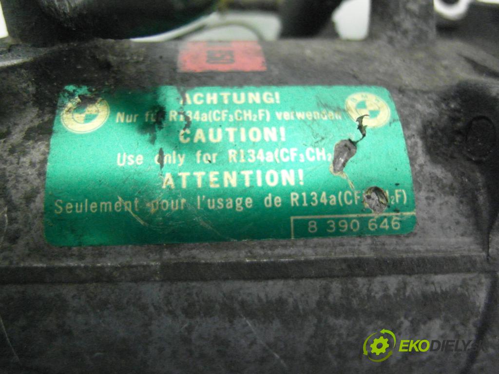 BMW 3 (E46) SEDAN 2001 100,00 320 d 136 - M47 D20 (204D1) 1951,00 KOMPRESOR: klimatizace 64528386650 ; SS120DL1 ; 8390646 (Kompresor klimatizace)