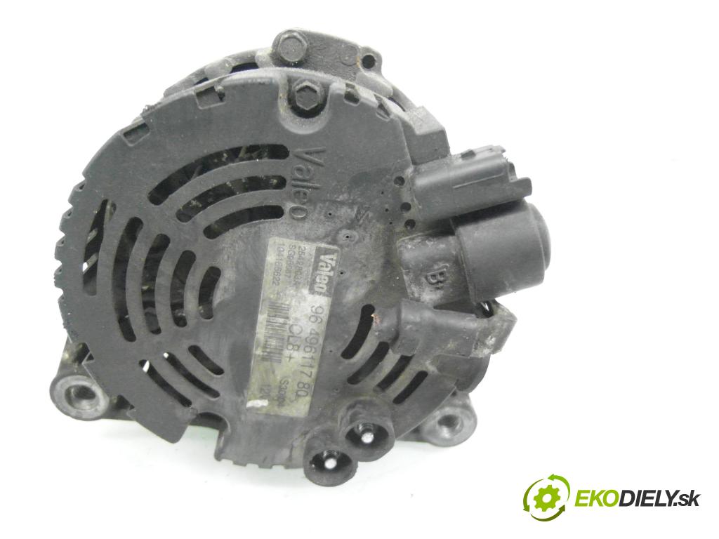 PEUGEOT 307 (3A/C) HB 2004 80,00 1.6 16V - NFU (TU5JP4) 1587,00 Alternátor 9649611780 ; 2542803A ; SG9B067 (Alternátor)