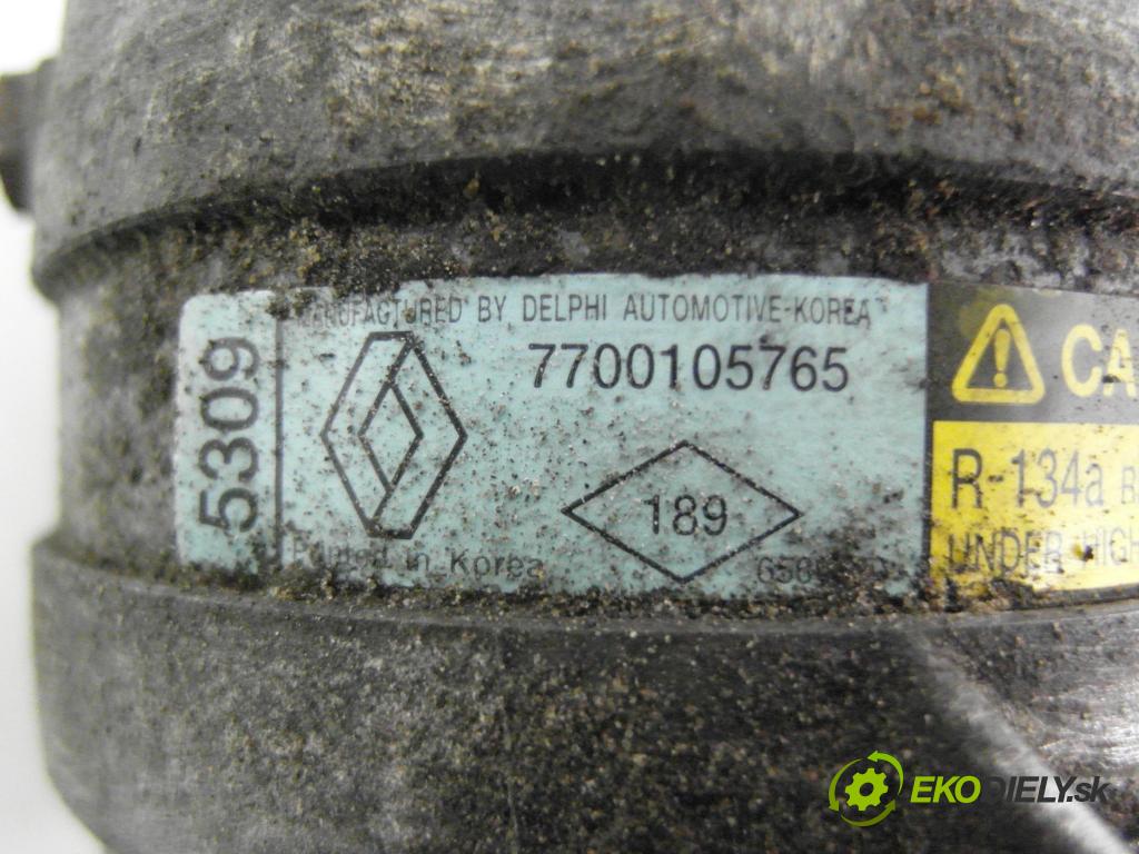 RENAULT SCENIC I (JA0/1_) MINIVAN 2001 102,00 2.0 16V 139 - F4R 740 1998,00 KOMPRESOR: klimatizácie 7700105765 ; 1135309 (Kompresor klimatizácie)