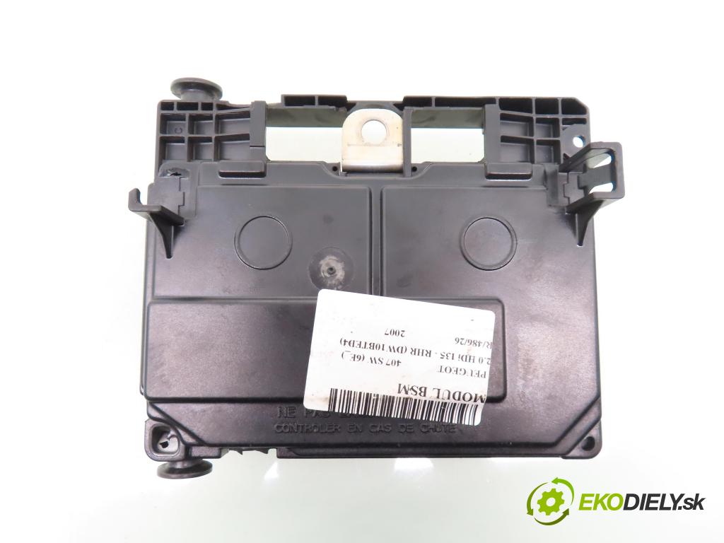 PEUGEOT 407 SW (6E_) KOMBI 2007 100,00 2.0 HDi 135 - RHR (DW10BTED4) 1997,00 MODUL BSM 9661682580 ; S118983001Q