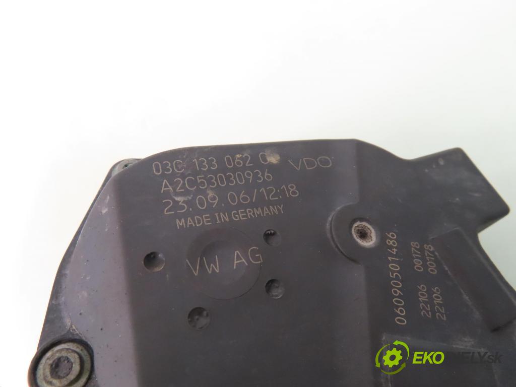 SEAT IBIZA III (6L1) HB 2006 63,00 1.4 16V - BXW 1390,00 Škrtiaca klapka 03C133062C ; A2C53030936 (Škrtiaca klapka)