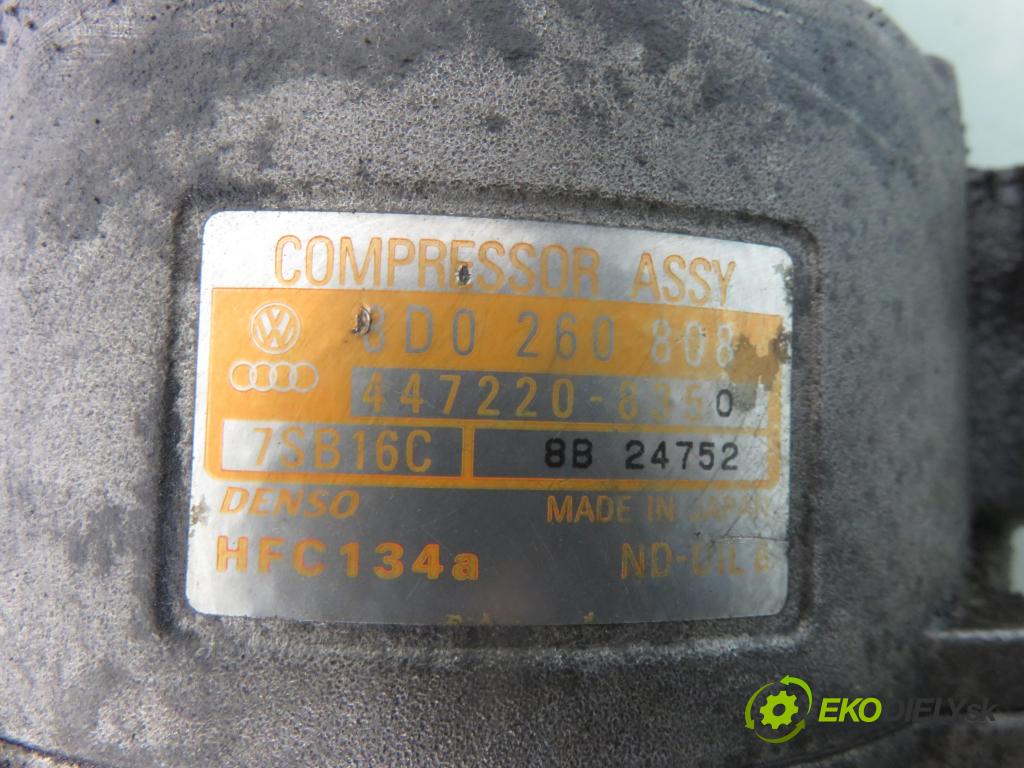 VW PASSAT B5.5 (3B3) SEDAN 2002 74,00 1.9 TDI PD 101 - AVB 1896,00 KOMPRESOR: klimatizace 8D0260808 ; 4472208350 (Kompresor klimatizace)