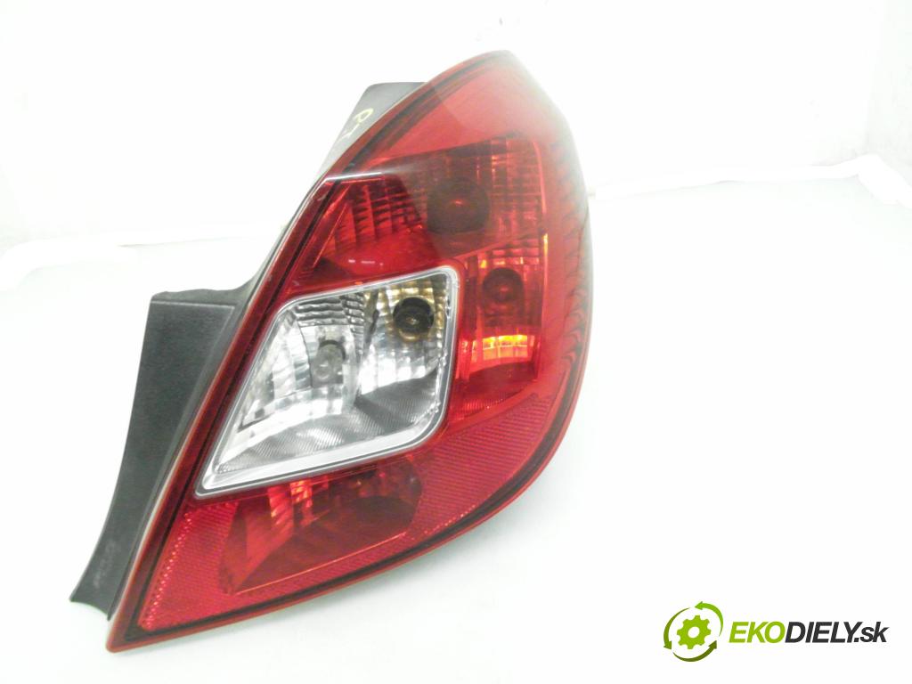OPEL CORSA D (S07) HB 2008 55,00 1.3 CDTI - Z 13 DTJ 1248,00 Svetlo pravé zadné 93190951 ; 89318840