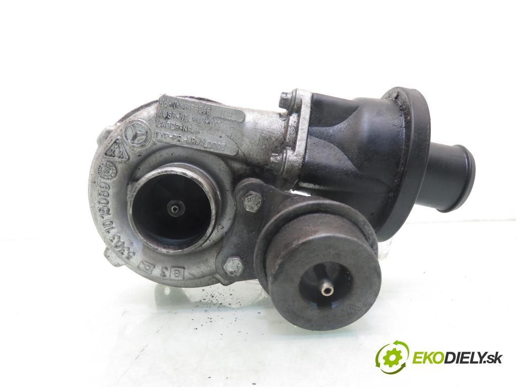 MERCEDES-BENZ KLASA A (W168) HB 2001 55,00 A 160 CDI (168.006) - OM 668.940 1689,00 Turbodúchadlo A6680960299 ; K03019 ; AL0008 (Turbodúchadlo (kompletné))