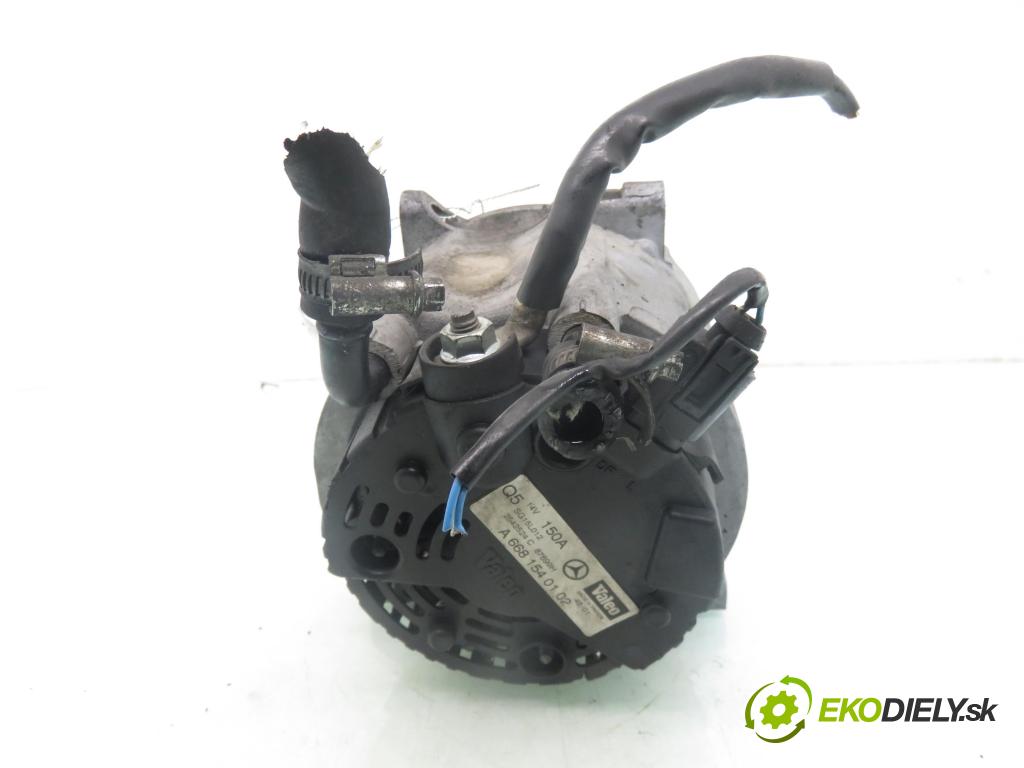 MERCEDES-BENZ KLASA A (W168) HB 2001 55,00 A 160 CDI 75 - OM 668.940 1689,00 Alternátor A6681540102 (Alternátor)