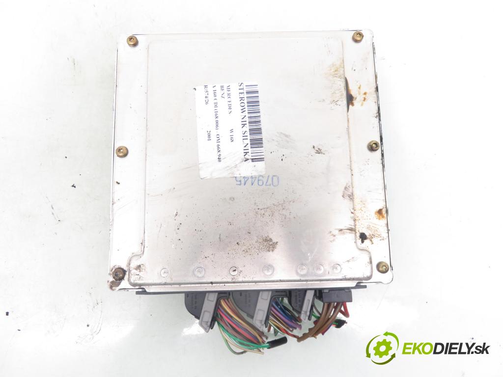 MERCEDES-BENZ KLASA A (W168) HB 2001 55,00 A 160 CDI 75 - OM 668.940 1689,00 Riadiaca jednotka Motor A6681530379 ; 0281010794