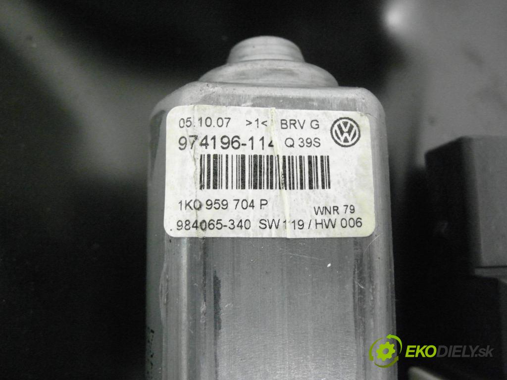 VW PASSAT B6 Variant (3C5) KOMBI 2007 77,00 1.9 TDI - BLS 1896,00 Mechanizmus okien PTE 3C4839756 ; 980862107 ; 1K0959704P
