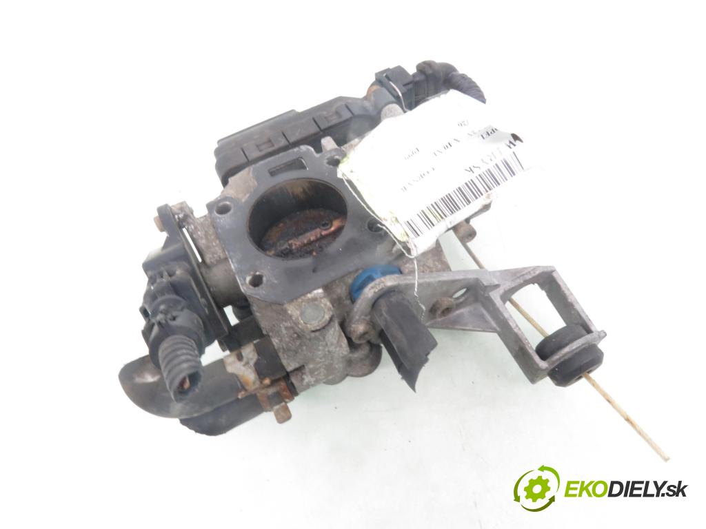 OPEL CORSA B (S93) HB 1999 40,00 1.0 i 12V - X 10 XE 973,00 škrtíci klapka 0132008602 ; 0280122014 ; 48701 (Škrticí klapka)