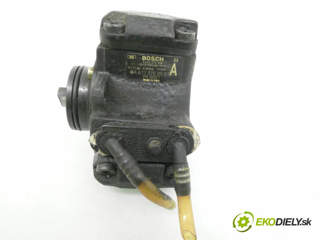 MERCEDES-BENZ KLASA A (W168) HB 2001 55,00 A 160 CDI (168.006) - OM 668.940 1689,00 pumpa vysokého TLAK: A6110700501 ; 0445010008