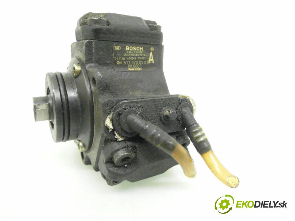 MERCEDES-BENZ KLASA A (W168) HB 2001 55,00 A 160 CDI (168.006) - OM 668.940 1689,00 pumpa vysokého TLAK: A6110700501 ; 0445010008