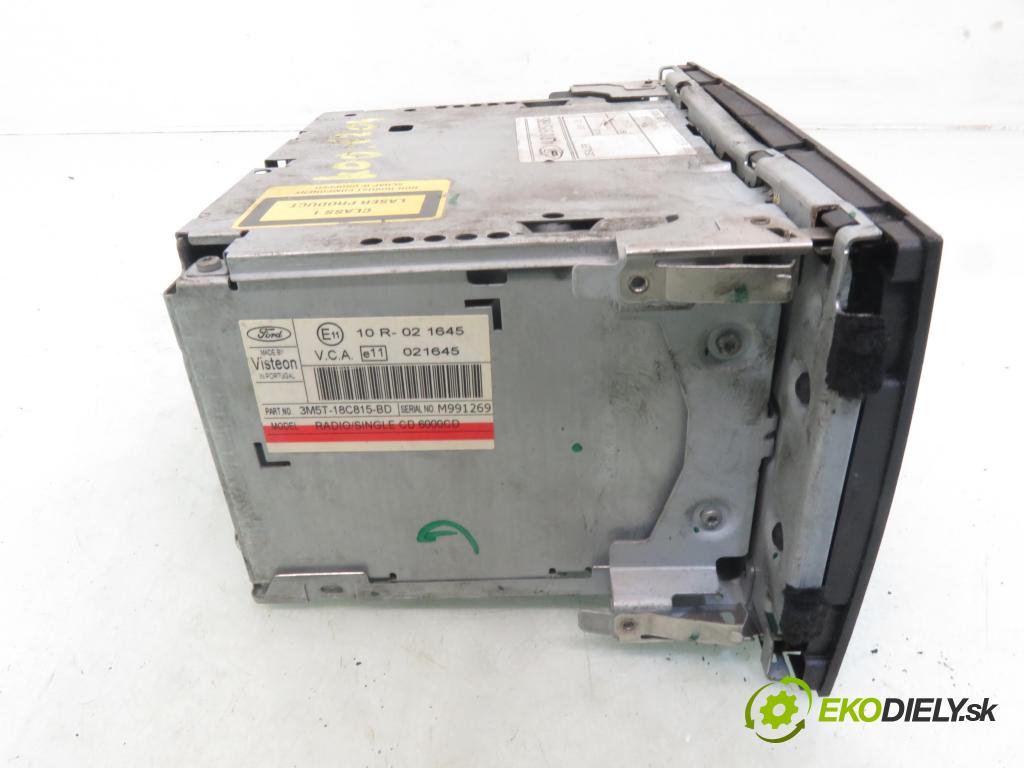 FORD FOCUS C-MAX (DM2) MINIVAN 2003 100,00 2.0 TDCi - G6DA 1997,00 RADIO CD 3M5T18C815BD