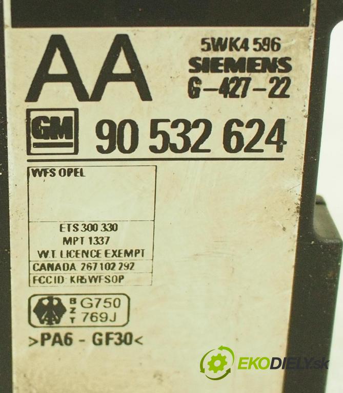 OPEL ASTRA F Kombi (T92) KOMBI 1997 55,00 1.6 - 16 NZR 1598,00 spínačka / imobilizéra IMMO / řídící jednotka 16214259 ; 90532624 ; 90519056