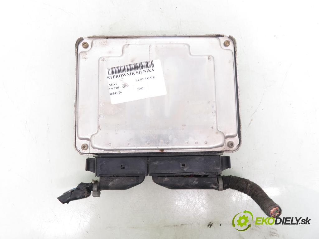 SEAT LEON (1M1) HB 2002 81,00 1.9 TDI - AHF 1896,00 řídící jednotka motora 038906012FK ; 0281010683