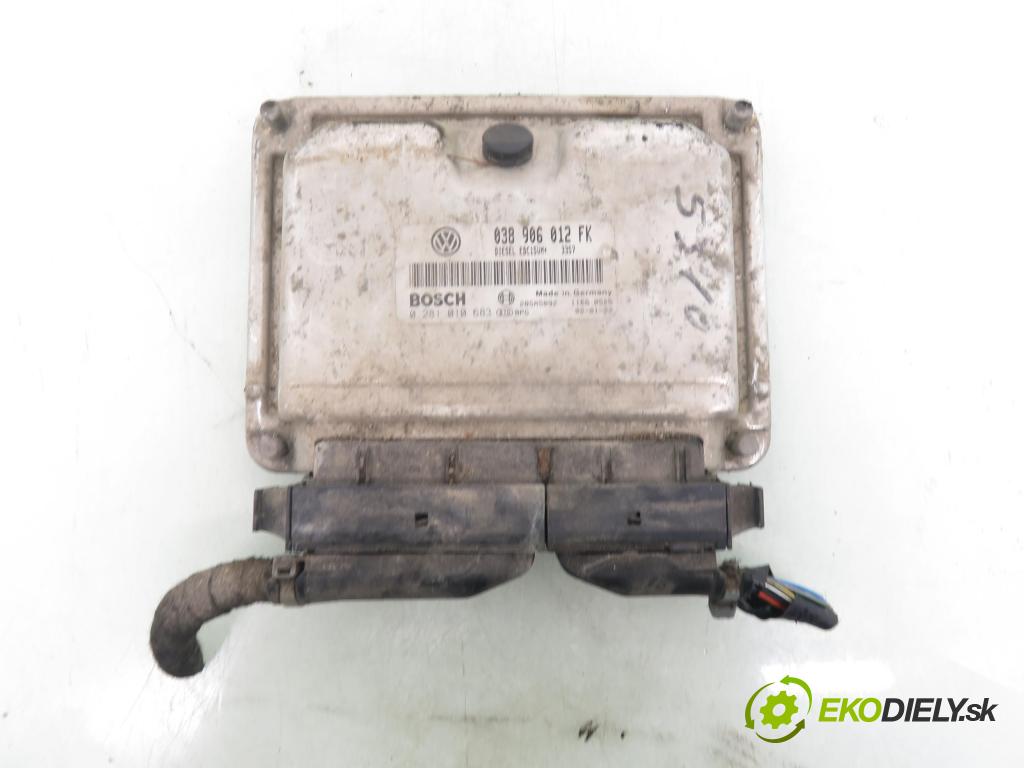 SEAT LEON (1M1) HB 2002 81,00 1.9 TDI - AHF 1896,00 řídící jednotka motora 038906012FK ; 0281010683