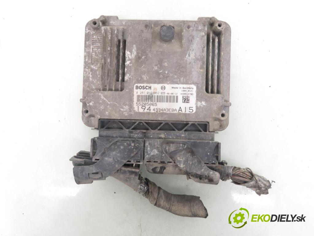 FIAT CROMA (194_) KOMBI 2006 110,00 1.9 D Multijet - 939 A2.000 1910,00 řídící jednotka motora 55205065 ; 0281012962