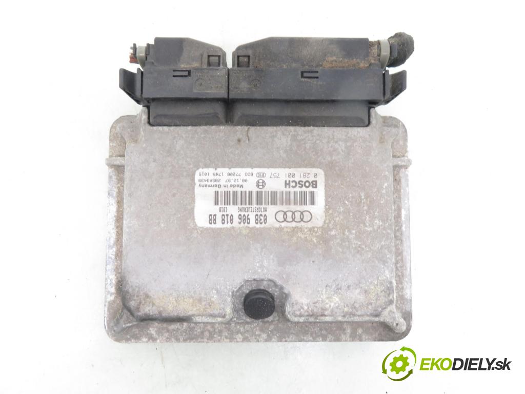 AUDI A3 (8L1) HB 1998 66,00 1.9 TDI - AGR 1896,00 řídící jednotka motora 038906018BB ; 0281001757
