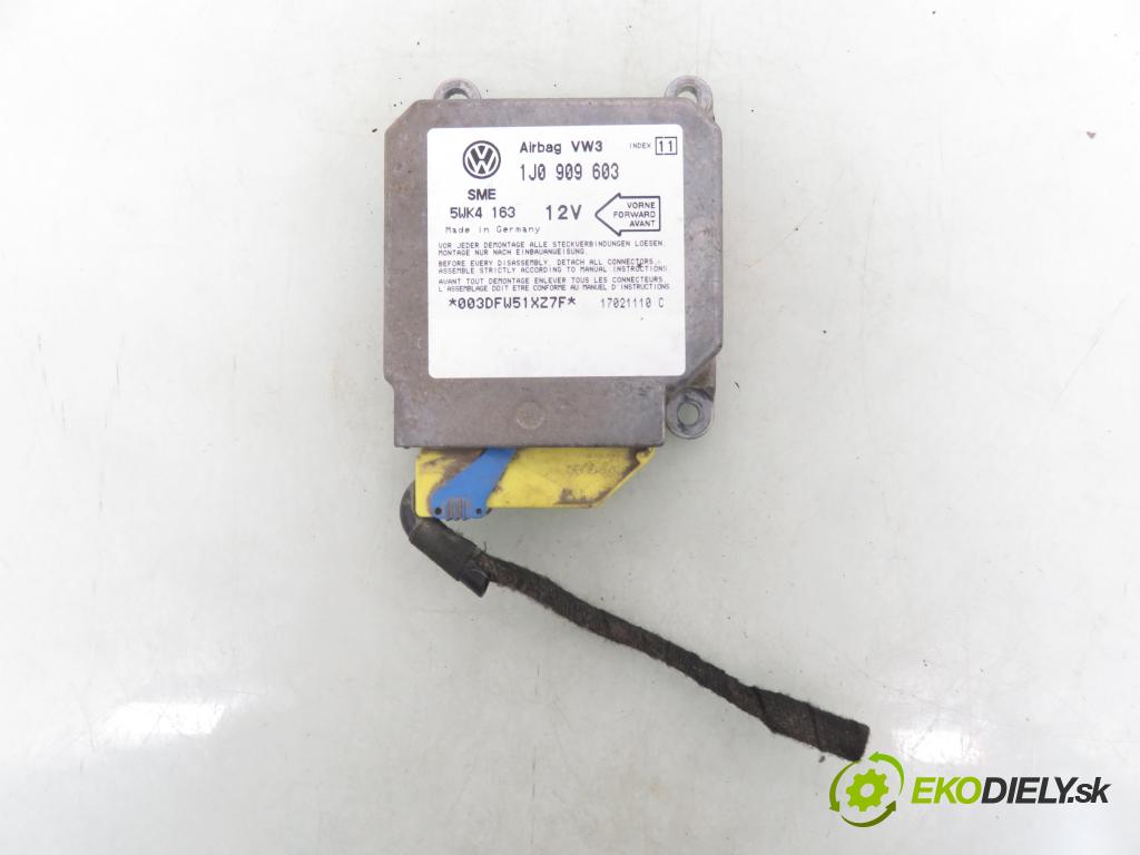AUDI A3 (8L1) HB 1998 66,00 1.9 TDI - AGR 1896,00 MODUL air BAG 1J0909603 ; 5WK4163