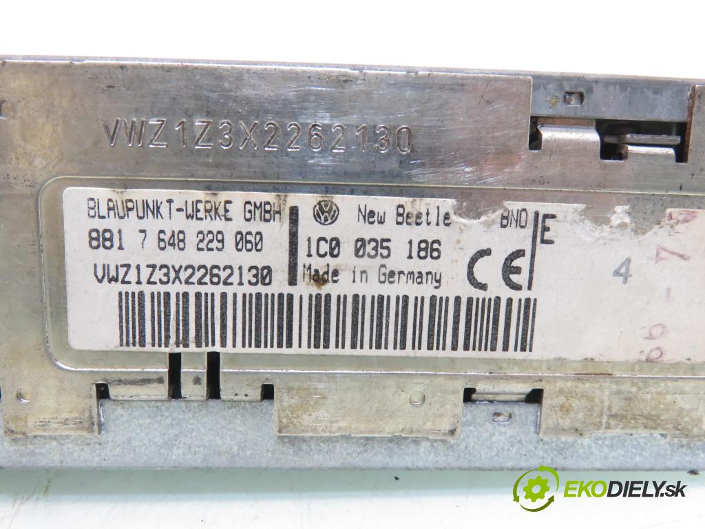 VW NEW BEETLE (9C1, 1C1) HB 1999 85,00 2 - AZG 1984,00 RADIO modul 1C0035186